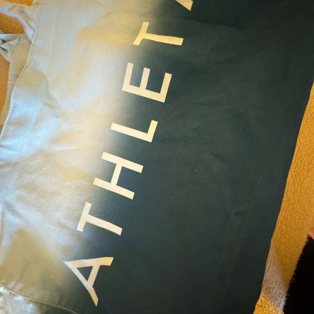 Athleta Ombre Blue and White Tote Bag